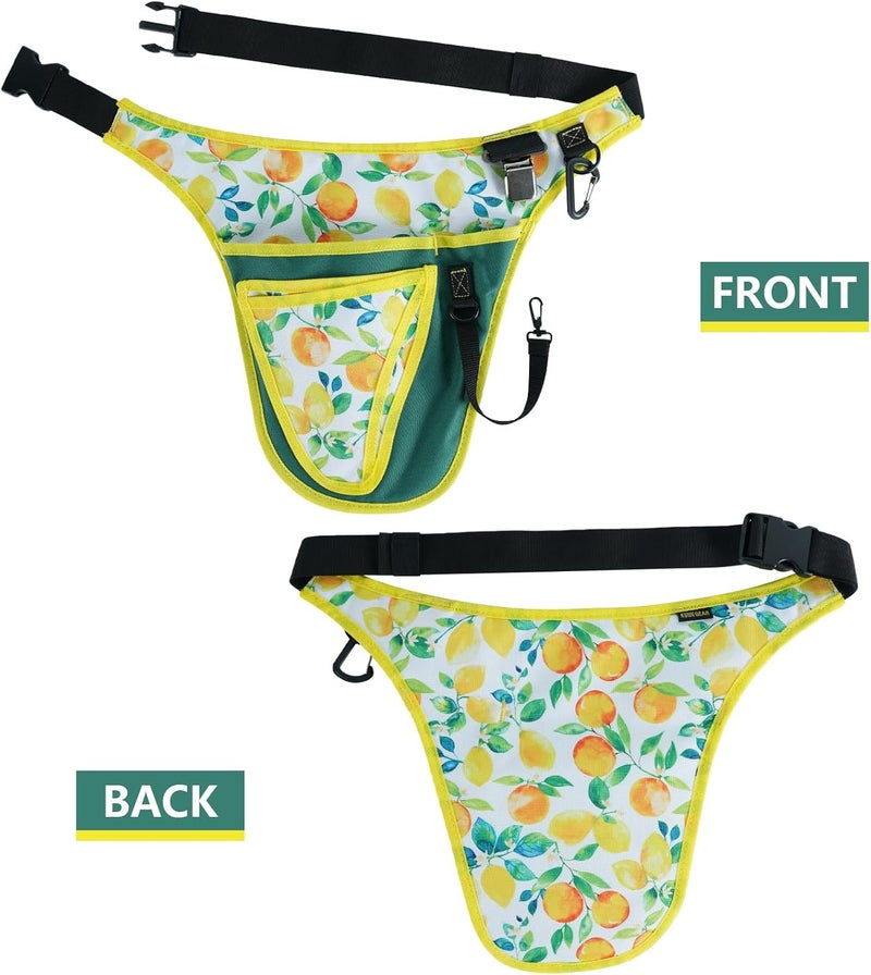 KUNN Garden Tool Belt for Women,Waist Pouch Apron with Pockets for Gardening,Florists - Image 3